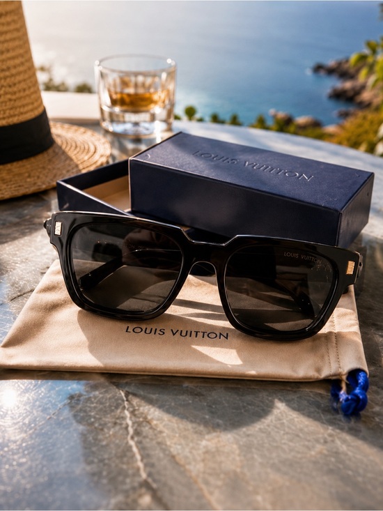 Louis Vuitton Accessories - LOUIS VUITTON Square Sunglasses Limited Edition